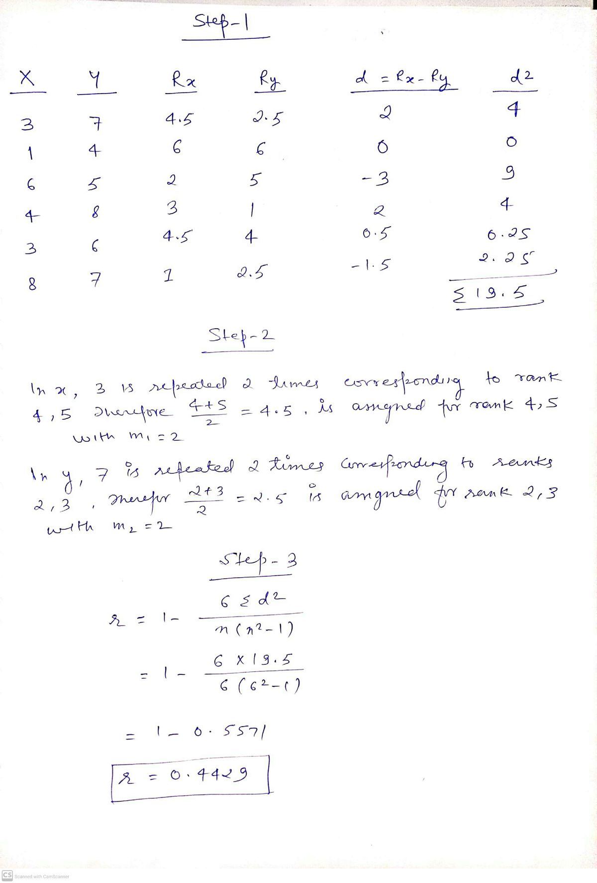 Statistics homework question answer, step 1, image 1